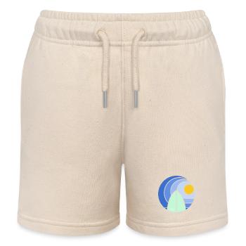 Surf Sundowner III (propre) - Short de jogging enfant bio Stanley/Stella - écru doux - Devant