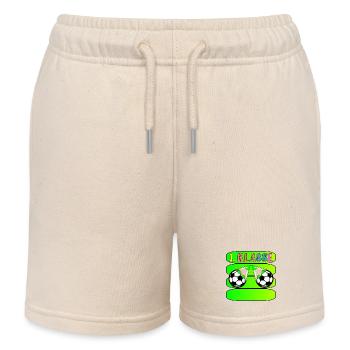 1. Klasse Schulanfang Fußball - Kinder Organic Joggingshorts Mini Bolter von Stanley/Stella - Natur - Vorne