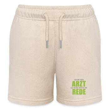 Arzt, Apotheke, Ich bin kein Arzt - Kinder Organic Joggingshorts Mini Bolter von Stanley/Stella - Natur - Vorne