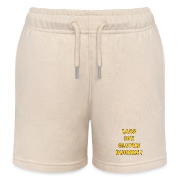 SPORT MOTIVATION GLUTEN - Kinder Organic Joggingshorts Mini Bolter von Stanley/Stella - Natur - Vorne