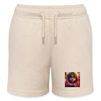 Atem der Liebe - Kinder Organic Joggingshorts Mini Bolter von Stanley/Stella - Natur - Vorne