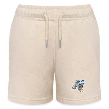 Aquarell Landkarte Taiwan - Kinder Organic Joggingshorts Mini Bolter von Stanley/Stella - Natur - Vorne
