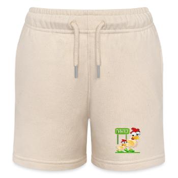 MARATHON - VOLAILLE POULET - Short de jogging enfant bio Stanley/Stella - écru doux - Devant