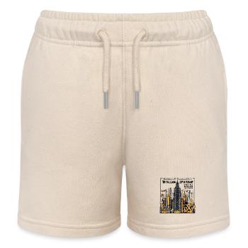 Auch Wolkenkratzer haben als Keller angefangen - Kinder Organic Joggingshorts Mini Bolter von Stanley/Stella - Natur - Vorne