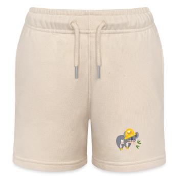 OURS KOALA ARTISANAL - Short de jogging enfant bio Stanley/Stella - écru doux - Devant
