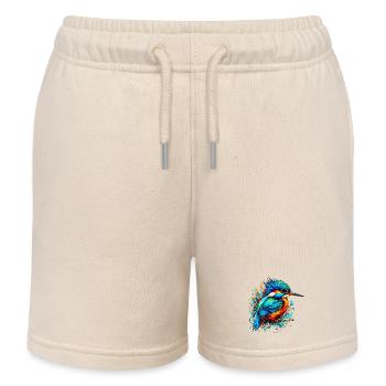 Eisvogel - Kinder Organic Joggingshorts Mini Bolter von Stanley/Stella - Natur - Vorne