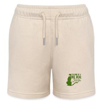 Tiger - Africa - Wilderness - Nature Conservation - Kids Organic Sweat Shorts by Stanley/Stella - soft Ecru - Front