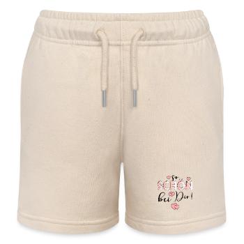 SO SCHÖN BEI DIR BESUCH - GASTGESCHENKE - Kinder Organic Joggingshorts Mini Bolter von Stanley/Stella - Natur - Vorne
