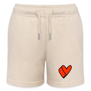 VALENTINSTAG. Junggesellinnenabschied. ICH LIEBE DICH. ICH LIEBE DICH. LIEBE - Kinder Organic Joggingshorts Mini Bolter von Stanley/Stella - Natur - Vorne