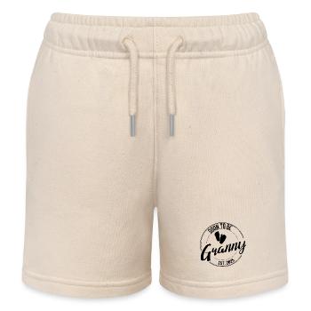 Soon to Be Granny –Geschenk für werdende Omas 2025 - Kinder Organic Joggingshorts Mini Bolter von Stanley/Stella - Natur - Vorne