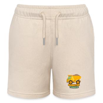 Monstertruck - Kinder Organic Joggingshorts Mini Bolter von Stanley/Stella - Natur - Vorne