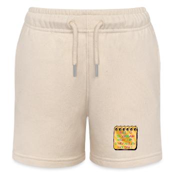 BEZIEHUNG ZEIT - DANKBARKEIT DANKE - Kinder Organic Joggingshorts Mini Bolter von Stanley/Stella - Natur - Vorne