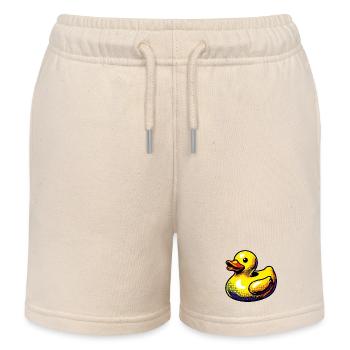 Caneton Canard Canard Canard - Short de jogging enfant bio Stanley/Stella - écru doux - Devant