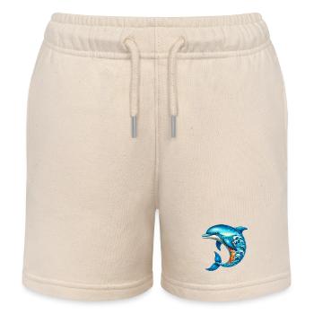 Delfin - Kinder Organic Joggingshorts Mini Bolter von Stanley/Stella - Natur - Vorne