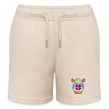 Geschenke zum Osterfest - Ostereier Clown - Kinder Organic Joggingshorts Mini Bolter von Stanley/Stella - Natur - Vorne