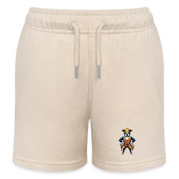 Bostie Bauarbeiter - Kinder Organic Joggingshorts Mini Bolter von Stanley/Stella - Natur - Vorne