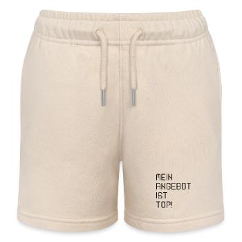 ANGEBOT IST TOP NACHFRAGE - Kinder Organic Joggingshorts Mini Bolter von Stanley/Stella - Natur - Vorne