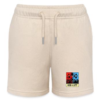 Heißluftballon Design - Kinder Organic Joggingshorts Mini Bolter von Stanley/Stella - Natur - Vorne