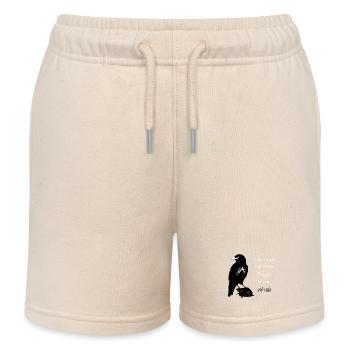 Quand je veux votre avis - Short de jogging enfant bio Stanley/Stella - écru doux - Devant