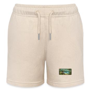 Jamaica Reggae Vibes - Kinder Organic Joggingshorts Mini Bolter von Stanley/Stella - Natur - Vorne