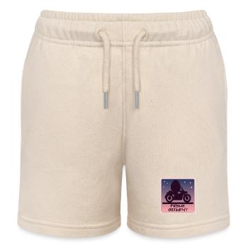 MOTORRAD - FROHE OSTERN - OSTEREI - Kinder Organic Joggingshorts Mini Bolter von Stanley/Stella - Natur - Vorne