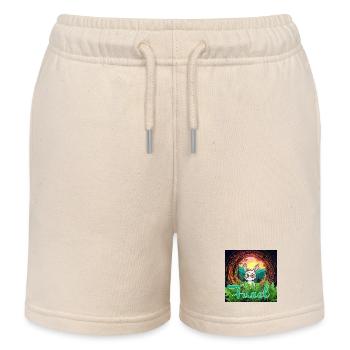 Fusel aus Zwei außergewöhnliche Freunde - Kinder Organic Joggingshorts Mini Bolter von Stanley/Stella - Natur - Vorne