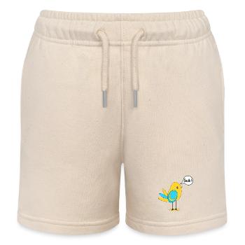 SCHWEDISCH DANKE SCHWEDEN - Kinder Organic Joggingshorts Mini Bolter von Stanley/Stella - Natur - Vorne