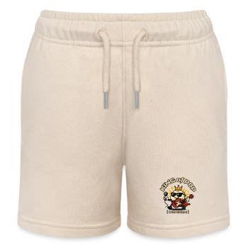 König von Popcorn Rock - Kinder Organic Joggingshorts Mini Bolter von Stanley/Stella - Natur - Vorne