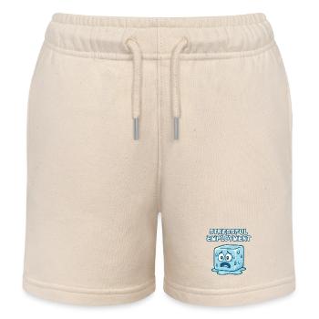 Stressiges Arbeitsleben Kubischer Cartoon - Kinder Organic Joggingshorts Mini Bolter von Stanley/Stella - Natur - Vorne