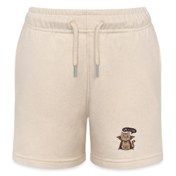Der Vampir ist da - Kinder Organic Joggingshorts Mini Bolter von Stanley/Stella - Natur - Vorne