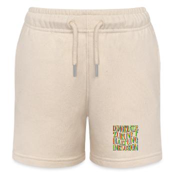ZUKUNFT DEMOKRATIE - Kinder Organic Joggingshorts Mini Bolter von Stanley/Stella - Natur - Vorne