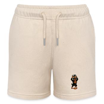 Rottweiler in Farbe - Kinder Organic Joggingshorts Mini Bolter von Stanley/Stella - Natur - Vorne