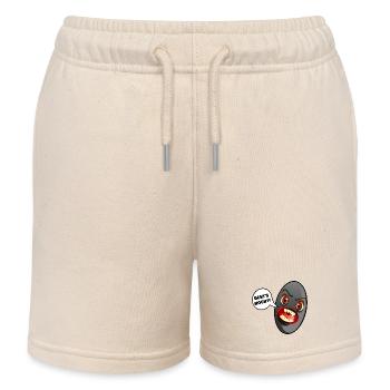 SCHWARZE OLIVE - WUT - Kinder Organic Joggingshorts Mini Bolter von Stanley/Stella - Natur - Vorne