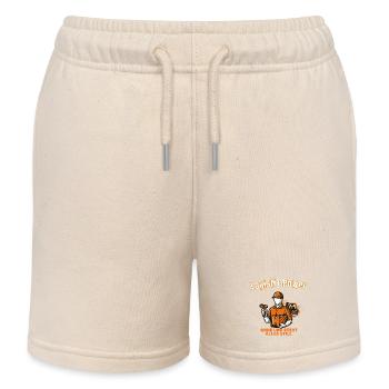 Logistik Power – Ohne uns steht alles still - Kinder Organic Joggingshorts Mini Bolter von Stanley/Stella - Natur - Vorne