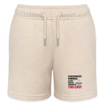 Synchronschwimmen Motivation - Kinder Organic Joggingshorts Mini Bolter von Stanley/Stella - Natur - Vorne