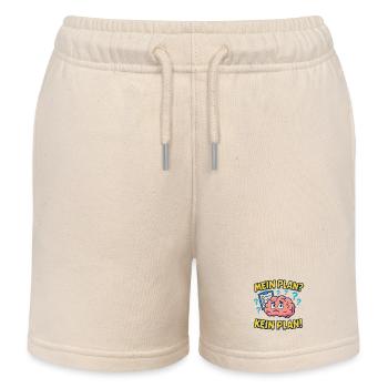 Thought Chaos Motif - Kids Organic Sweat Shorts by Stanley/Stella - soft Ecru - Front