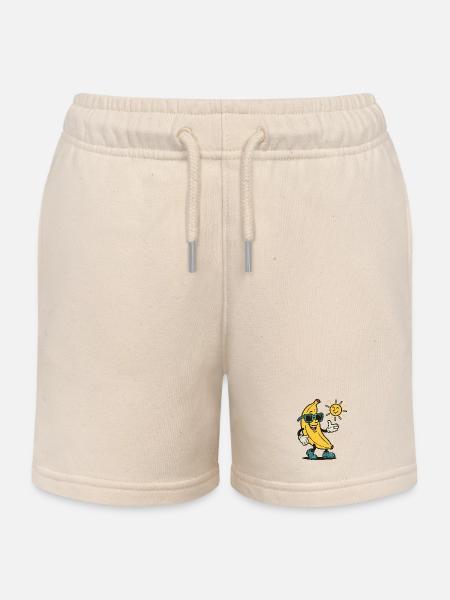 BANANA Walker - Kinder Organic Joggingshorts Mini Bolter von Stanley/Stella - Natur