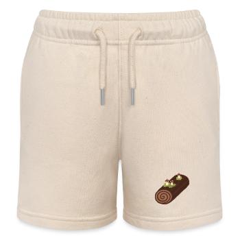 Bûche De Noël - Kinder Organic Joggingshorts Mini Bolter von Stanley/Stella - Natur - Vorne