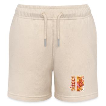 Sternzeichen Fische - Kinder Organic Joggingshorts Mini Bolter von Stanley/Stella - Natur - Vorne