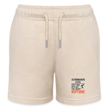 Sonnensystem Planeten Weltraumkunst - Kinder Organic Joggingshorts Mini Bolter von Stanley/Stella - Natur - Vorne