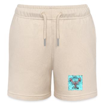 Design océanique des fruits de mer - Short de jogging enfant bio Stanley/Stella - écru doux - Devant