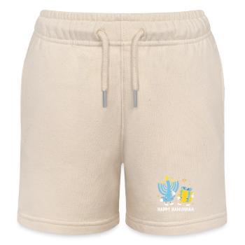 Hanoukka Hanoukka Hanoukka Gnome - Short de jogging enfant bio Stanley/Stella - écru doux - Devant