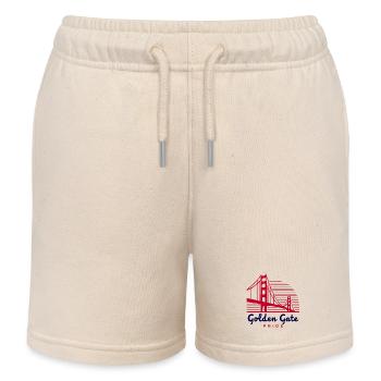 Golden Gate Bridge San Francisco - Kids Organic Sweat Shorts by Stanley/Stella - soft Ecru - Front