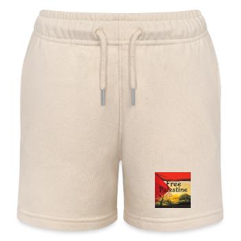 Palestine - Kinder Organic Joggingshorts Mini Bolter von Stanley/Stella - Natur - Vorne