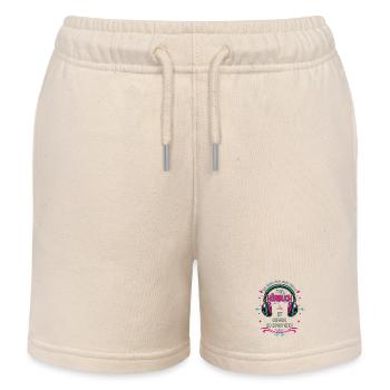 Exciting audio book dark - Kids Organic Sweat Shorts by Stanley/Stella - soft Ecru - Front