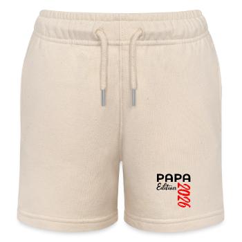 PAPA 2026 BÉBÉ ANNONCE - Short de jogging enfant bio Stanley/Stella - écru doux - Devant