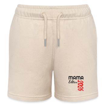 MAMA 2026 - ANNONCE DE LA GROSSESSE BÉBÉ - Short de jogging enfant bio Stanley/Stella - écru doux - Devant