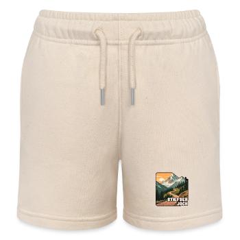 Stelvio Pass - Kids Organic Sweat Shorts by Stanley/Stella - soft Ecru - Front