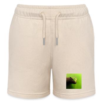 Sanglier - Short de jogging enfant bio Stanley/Stella - écru doux - Devant