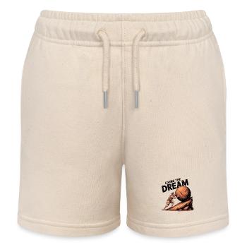 Den Traum leben - Lustiges Sisyphos T-Shirt - Kinder Organic Joggingshorts Mini Bolter von Stanley/Stella - Natur - Vorne